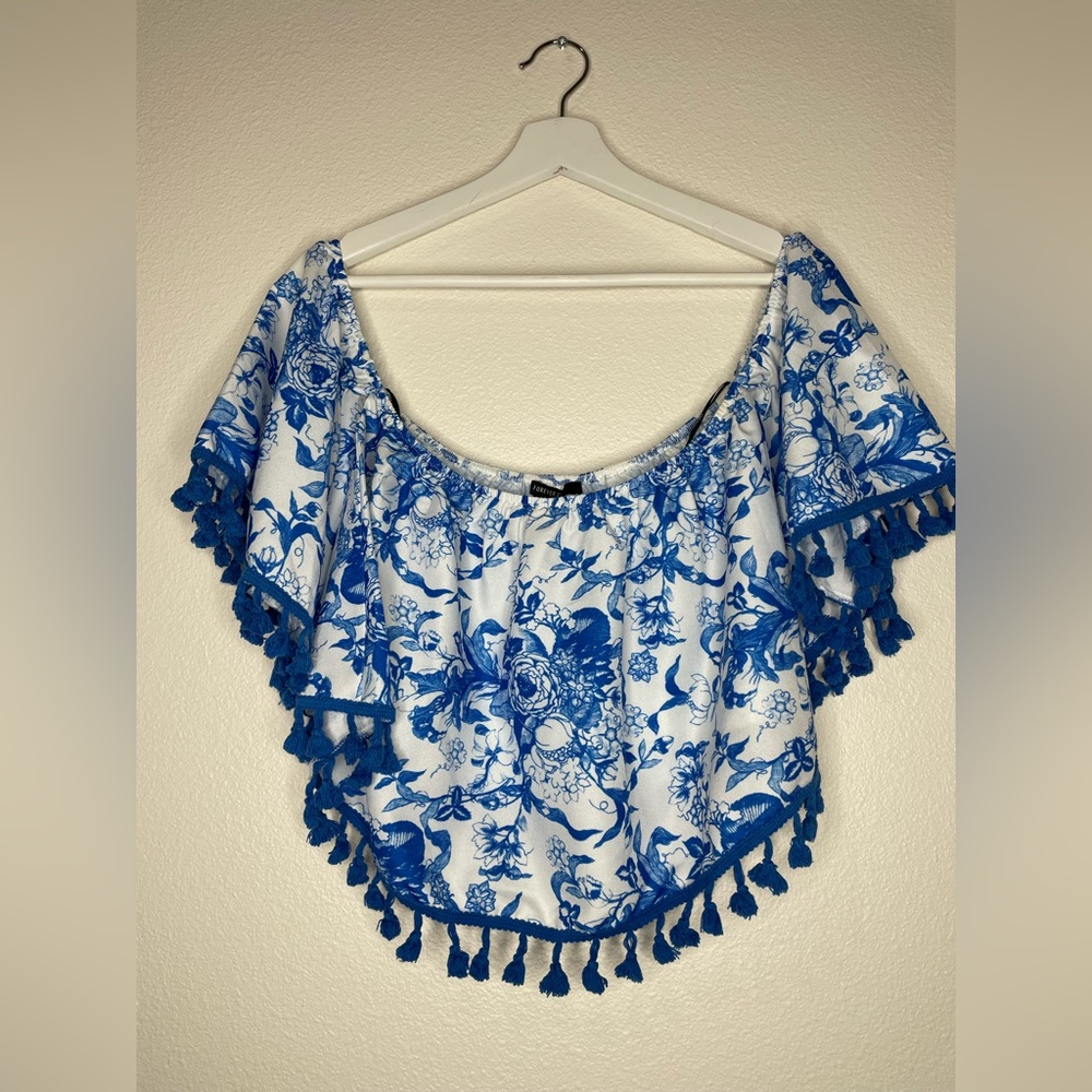Off the shoulder top bell sleeves